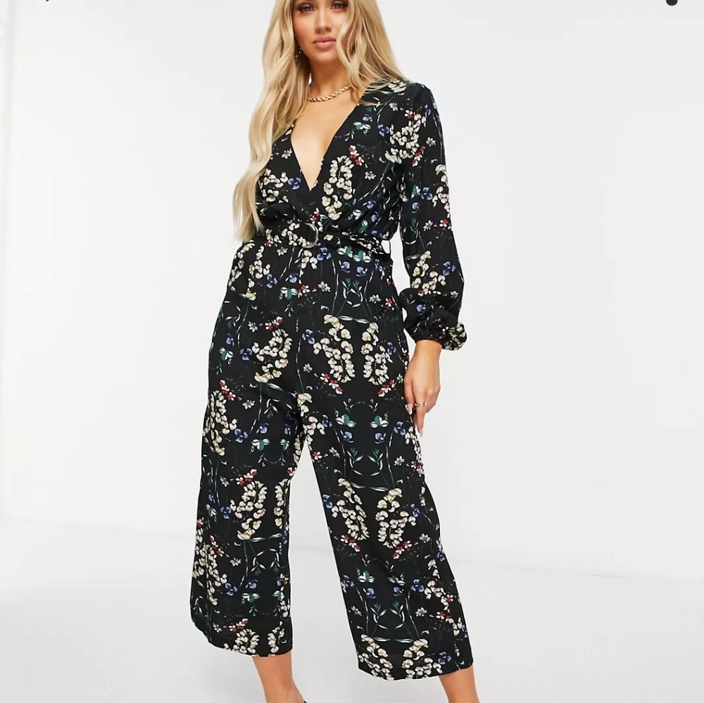 AX Paris Knot Tie Jumpsuit